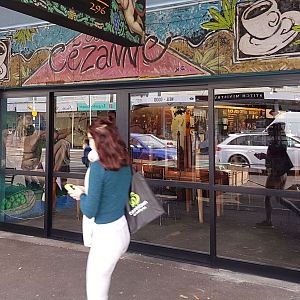 New Entrance for Cafe Cezanne